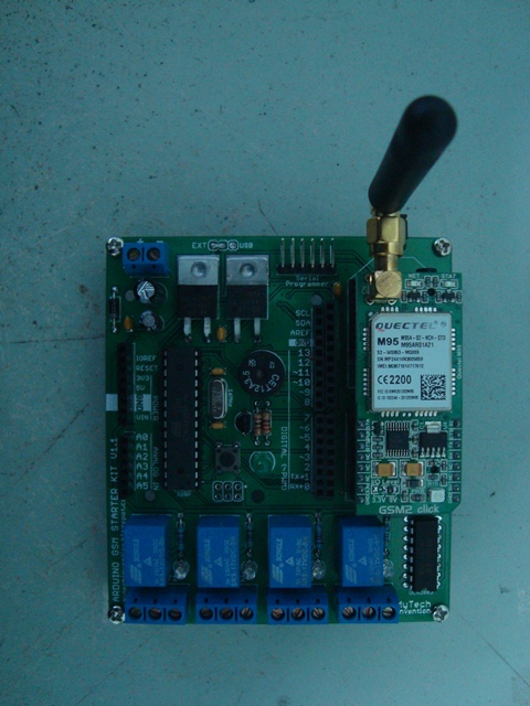Arduino GSM Starter Kit Top